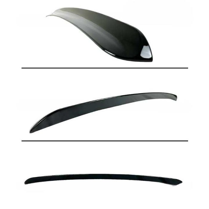 Eleron Luneta Lip Spoiler Geam VW Volkswagen Passat CC, Negru Lucios