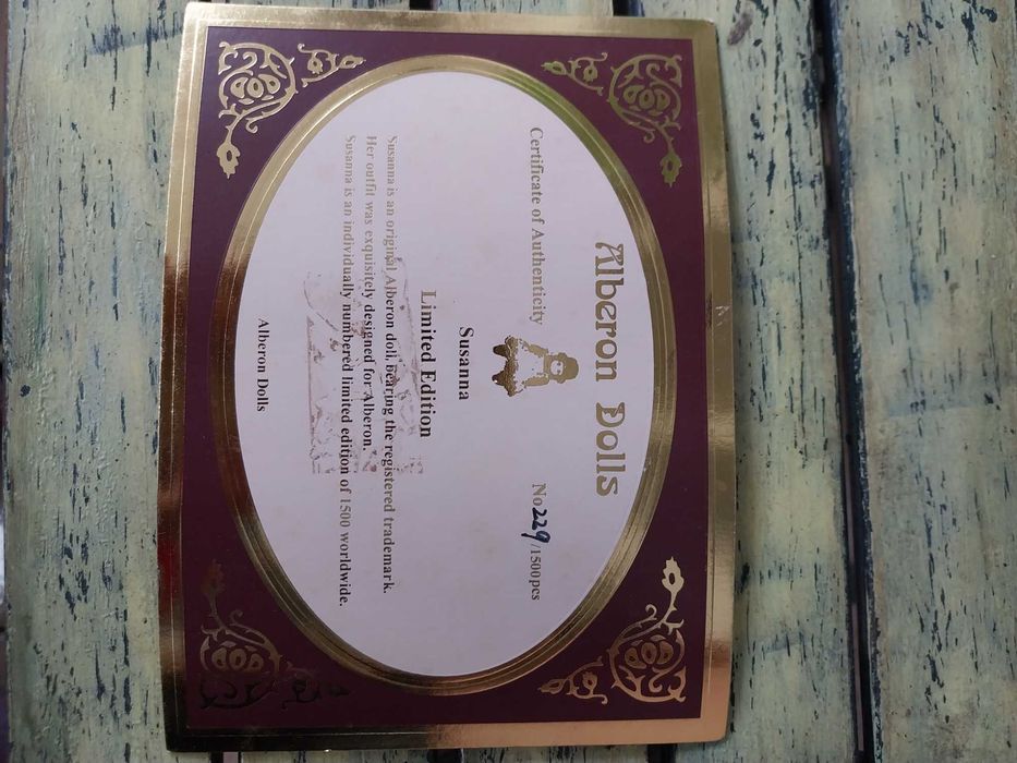 Порцеланова кукла Сузана (268) от AlberonCollection лимитирано издание