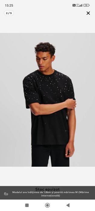 Oferta Tricou Karl LAGERFELD original 100% marimea M si L colectia nou