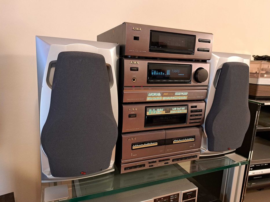 Sistem audio HiFi Aiwa NSX-D7 , 1992  + boxe cadou