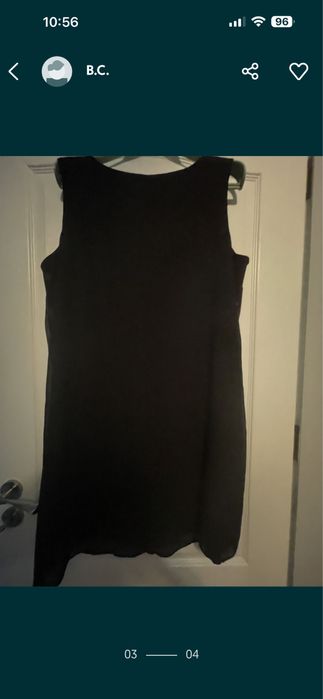 Коктейлна рокля/ефирна цветна /черна коктейлна рокля с връзка на г