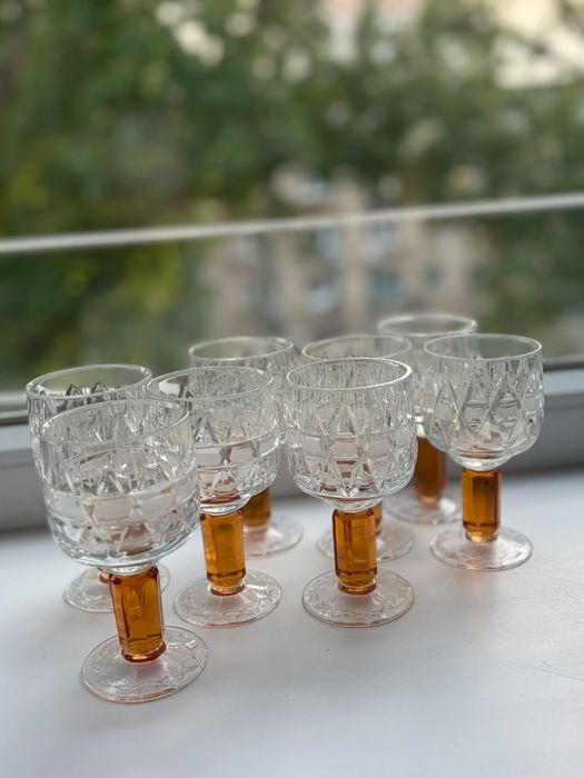 Винтажные рюмки СССР, 8 шт
