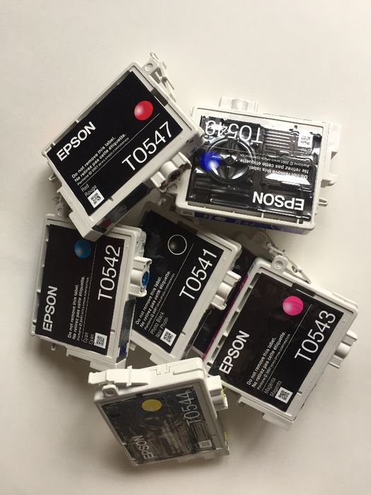 Cartuse cerneala EPSON T0544, T0543 si T0547
