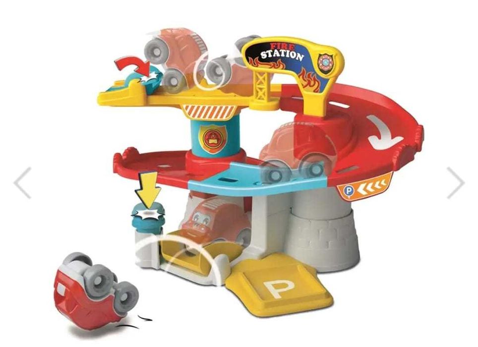 Jucarie interactiva copii 18 luni masinute pompieri Clementoni