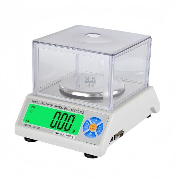 Laboratoriya elektron tarozisi 500 gr / 0.01 gr MING HENG MH-708