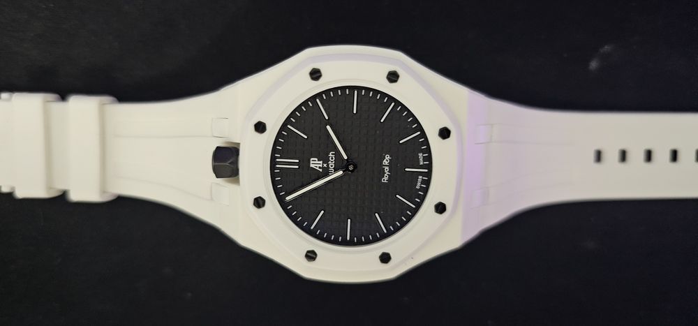 Ceas AP x Swatch Ocho Negro