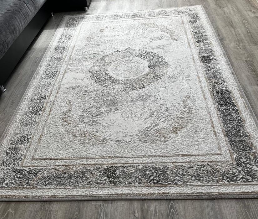 Продам ковер серый б/у