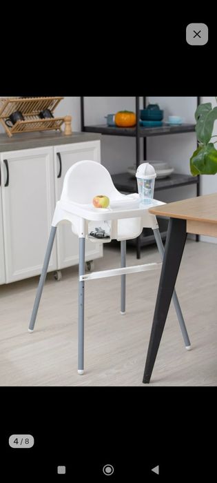 Стульчик для кормления детский типа икея