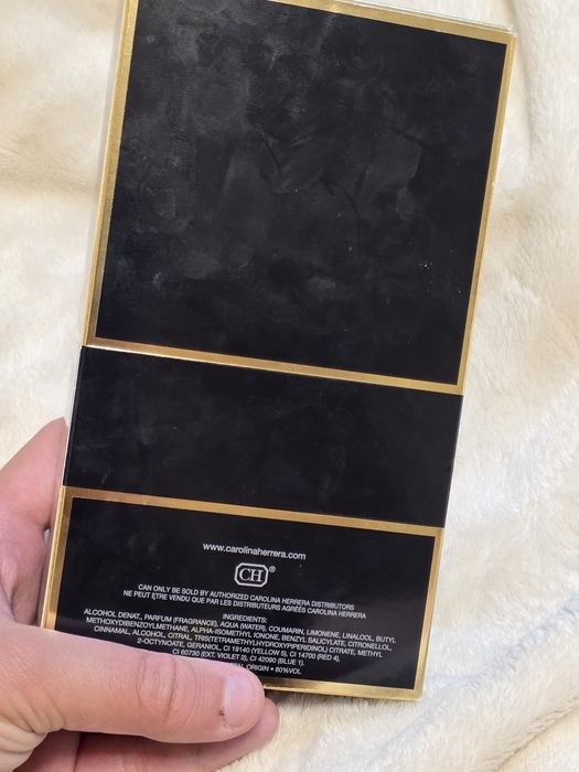 Carolina Herrera Bad Boy Elixir.