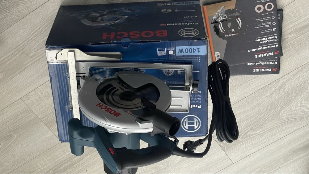 Circular Bosch Professional GKS 190, 1400W, 190 mm, nou