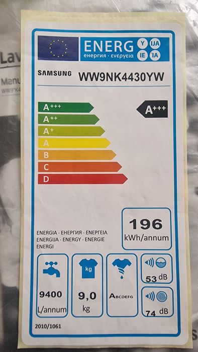 Mașină de spălat rufe Samsung AddWash Inverter – 9 kg