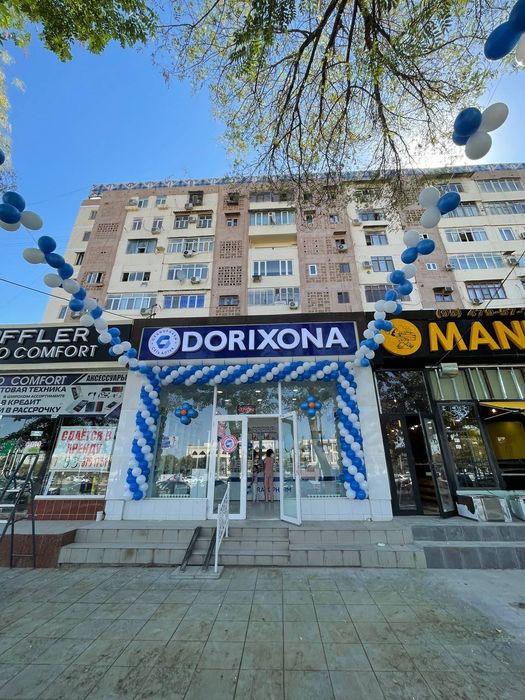Оформление шарами и тканьми  oformlenya sharlar va materallar b.n