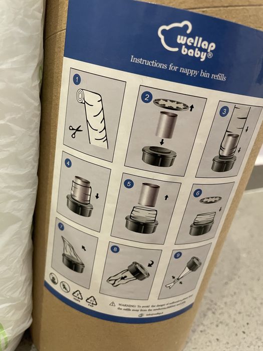 Кош за памперси с пълнители