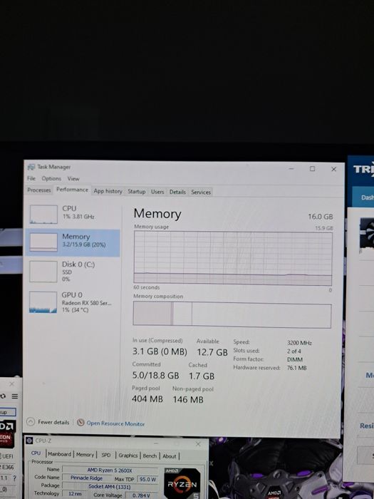 AMD Gaming- PC +Sapphire RX580 Nitro + 8GB
