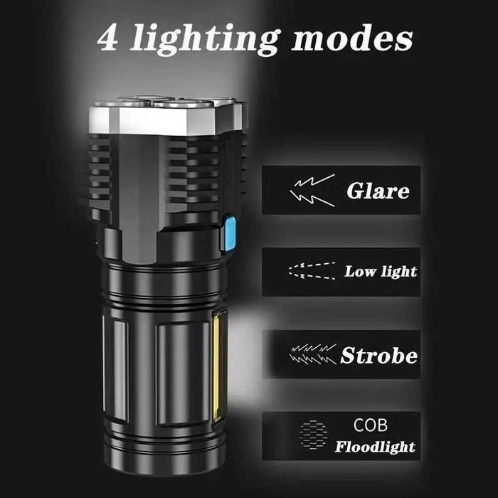 Led фенер с 4 режима на светлина