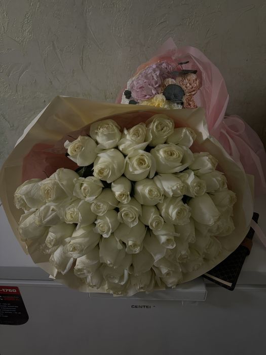 Цветы 51 роза голландский