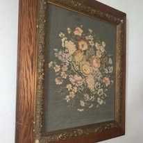 Tablou goblen cu tenta florala