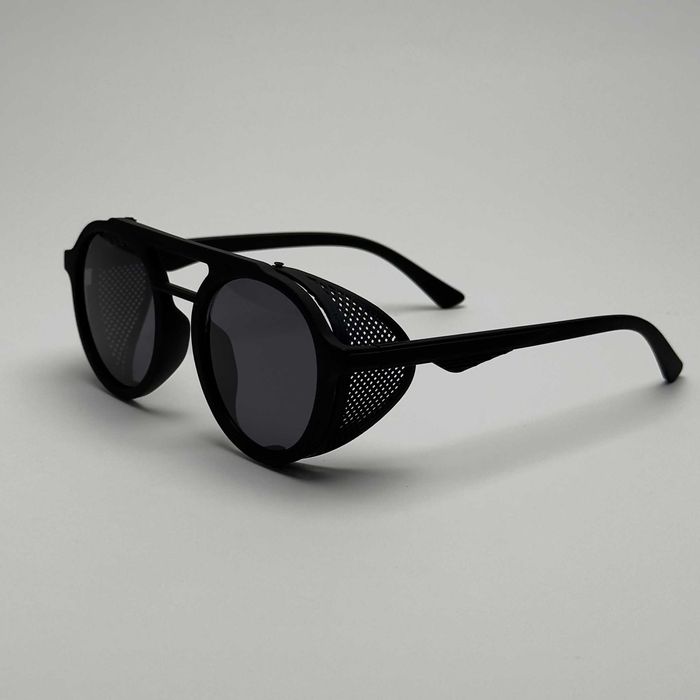 Слънчеви Очила с Мрежа острани Aviator Black Унисекс UV400 CE