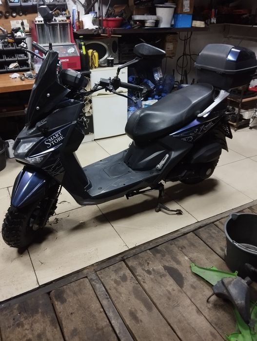 Скутер самурай мопед