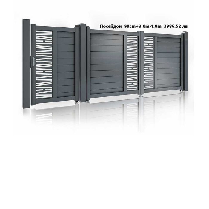 Дворна врата и портална врата - комплект, гаражна врата, порта