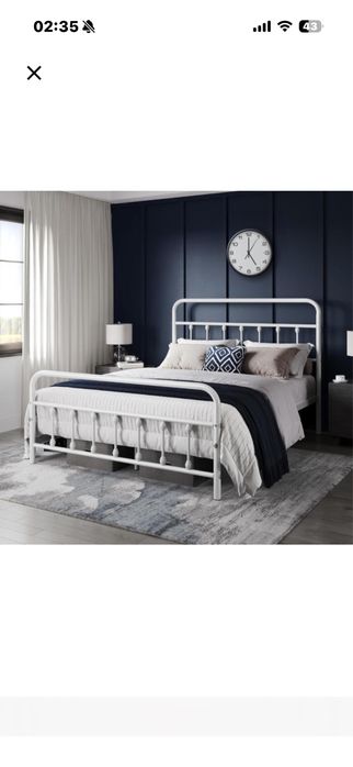 Vand cadru pat metalic