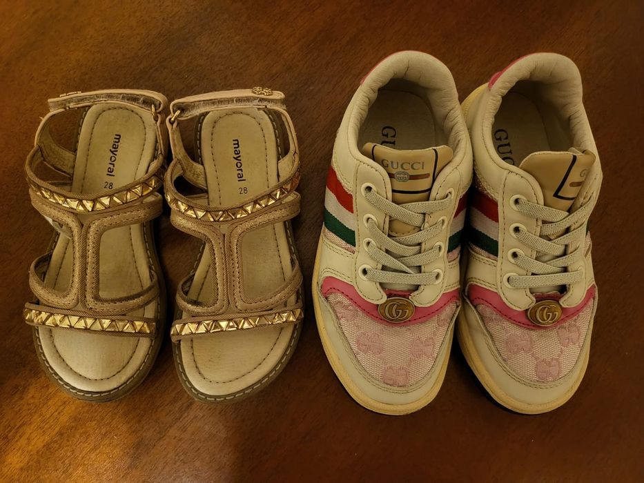 Кроссовки и сандали для девочки