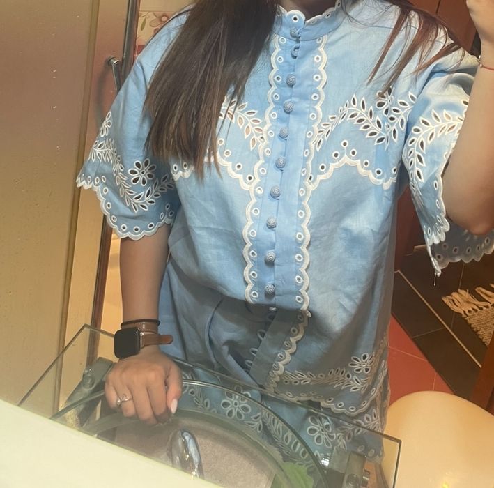 Оригинален комлект риза и къси панталонки Zimmermann