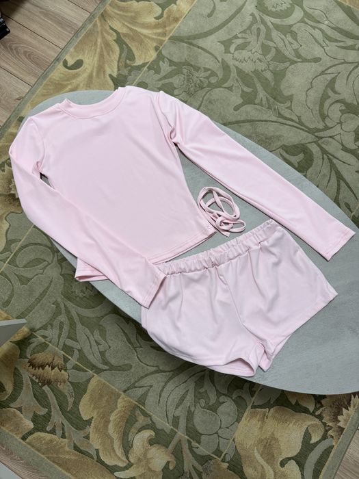 Костюм лонгслив+шорты