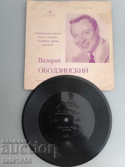 Грамофонна плоча мека 2 броя Валерий Ободзинский