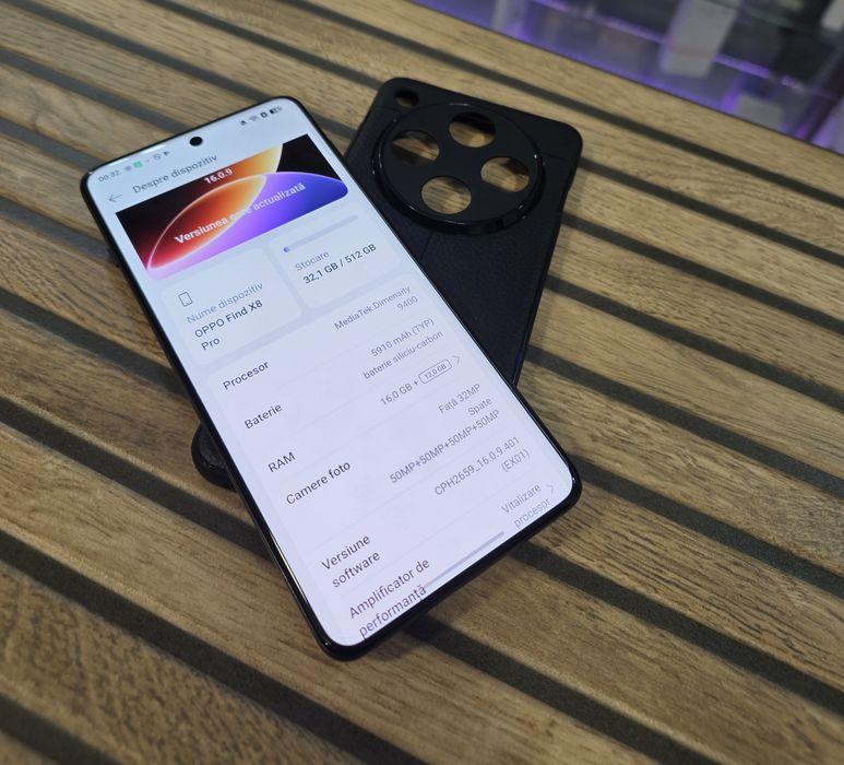 Oppo Find X 8 Pro 512GB. 16GB RAM. ca NOU !!