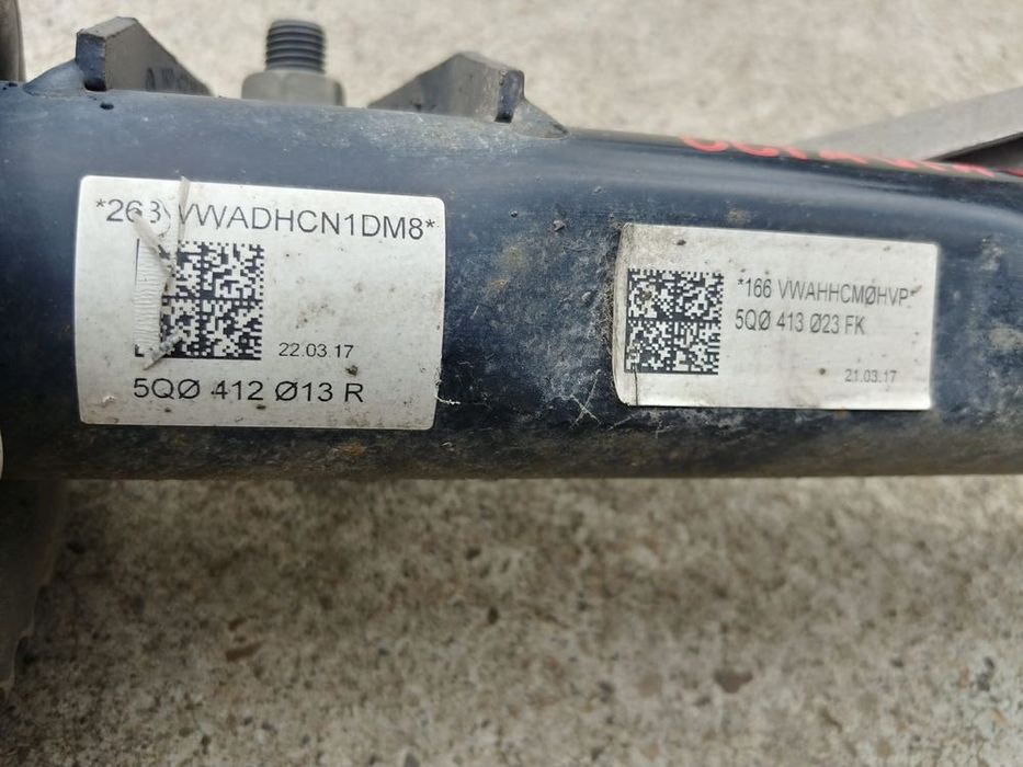 set amortizoare telescoape cu arcuri spate 1.4 tsi cpw skoda octavia 3  5q0412013r