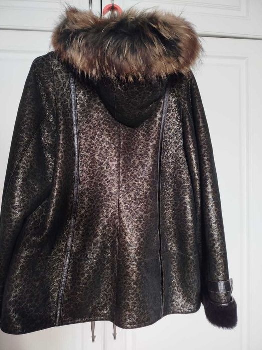 натуральная женская дубленка