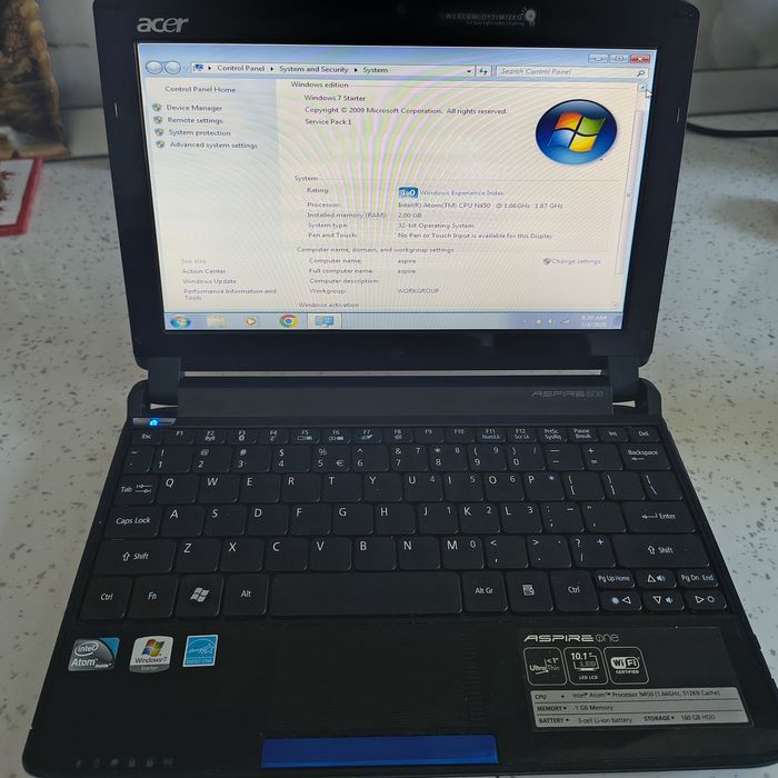 Mini laptop Acer Aspire One