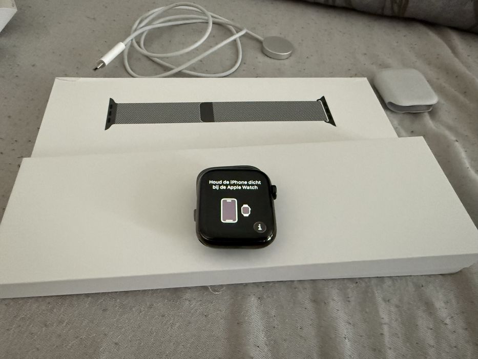 Apple watch 9 45mm stainless steel grapithe