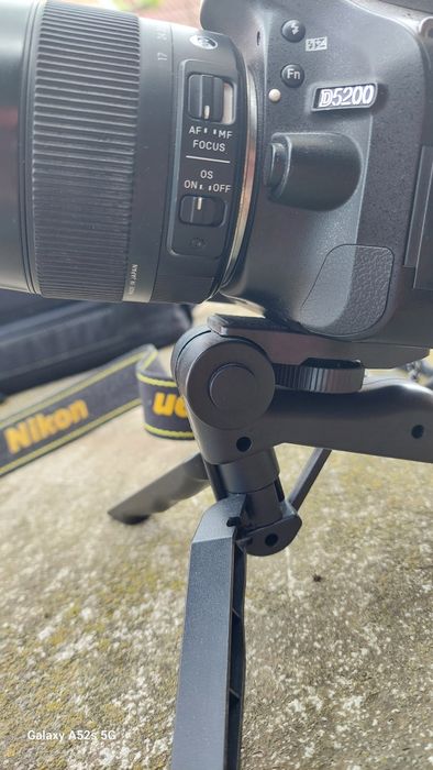 DSLR Nikon d5200+Sigma 17-70mm f/2.8-4 DC Macro HSM