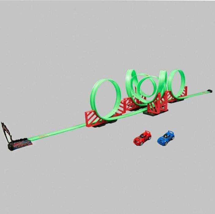 Гоночный трек с машинами