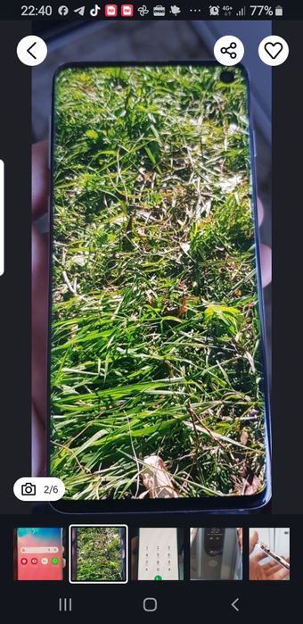 Samsung S10.  Camera auto  spate