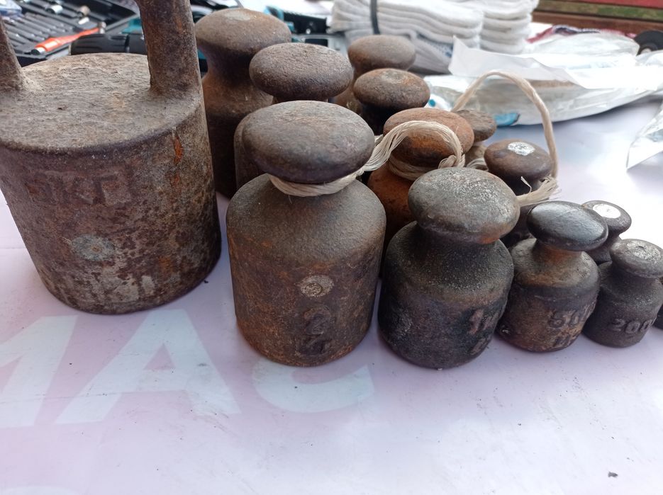 Весовые гири от20 кг до 100гр