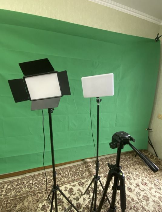 Штатив, хромакей, мини студия