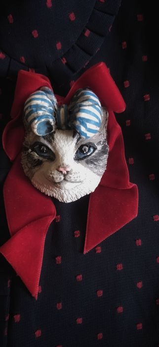 Брошка Кошка Руби