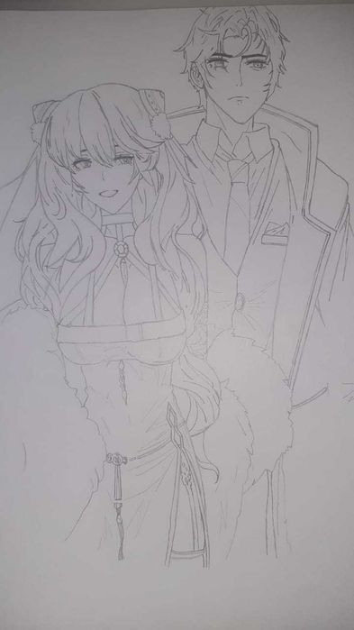 Аниме персонажи раскраски