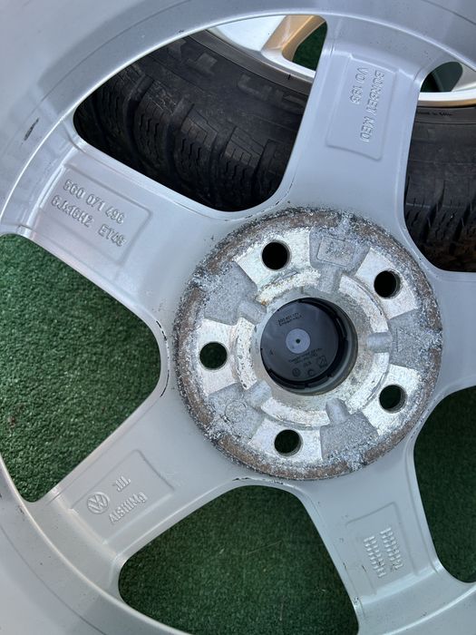 5x112 16 една джанта за vw golf 5 6 pasat touran kadi skoda seat