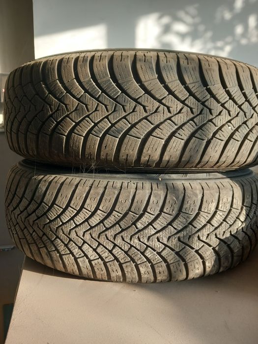 195х65х15 зимни гуми с джанти 5х112