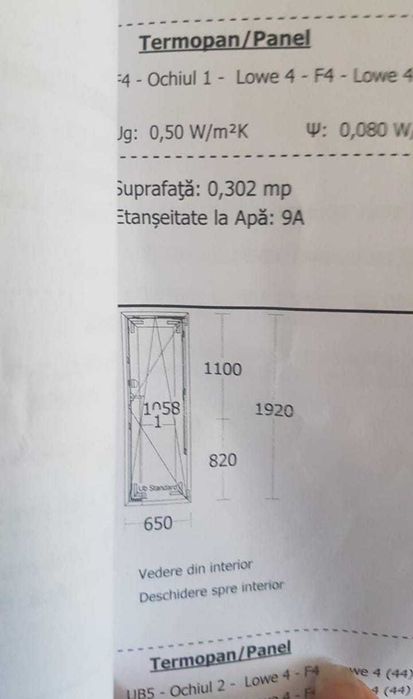Ușă termopan sibiu