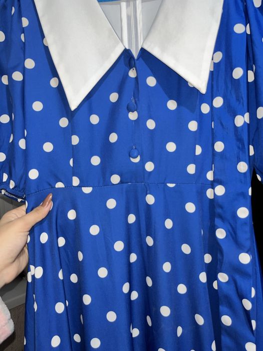 Платье,синего цвета