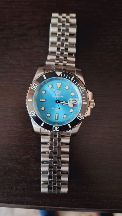 Steeldive SD1953 Men's Diver Turquoise NH35 41 mm  Saphire Glass