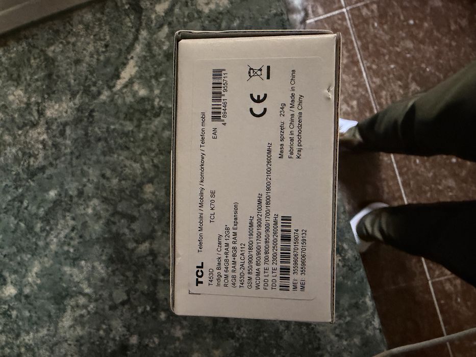 Vand telefon TCL  K70se