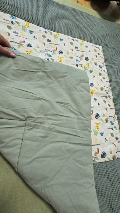 Бебешко килимче за игра 140х140 см Oeko-Tex Памук Като ново