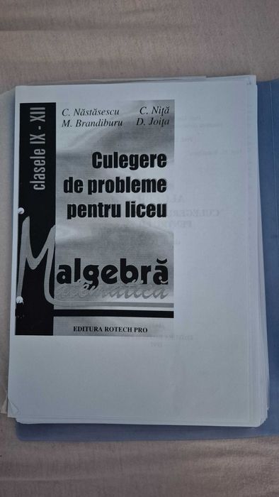 Culegere de Probleme pentru Liceu Constantin Nastasescu