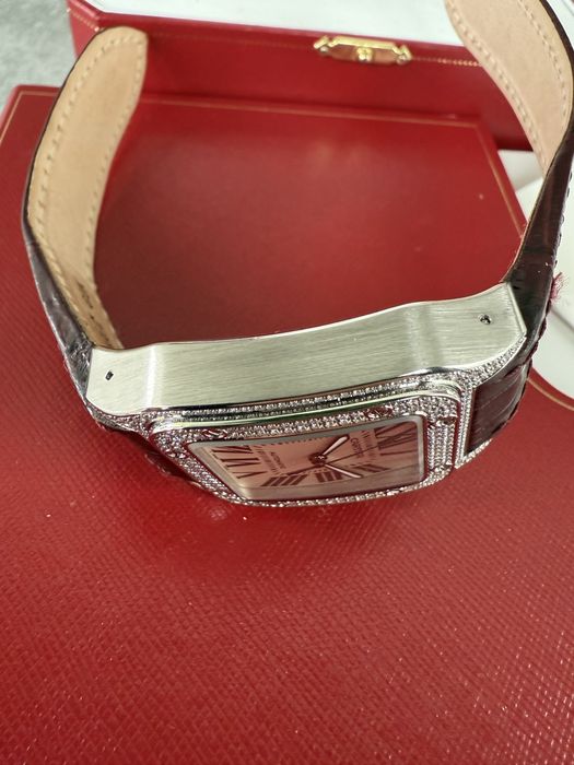 Cartier Santos 100 Diamonds